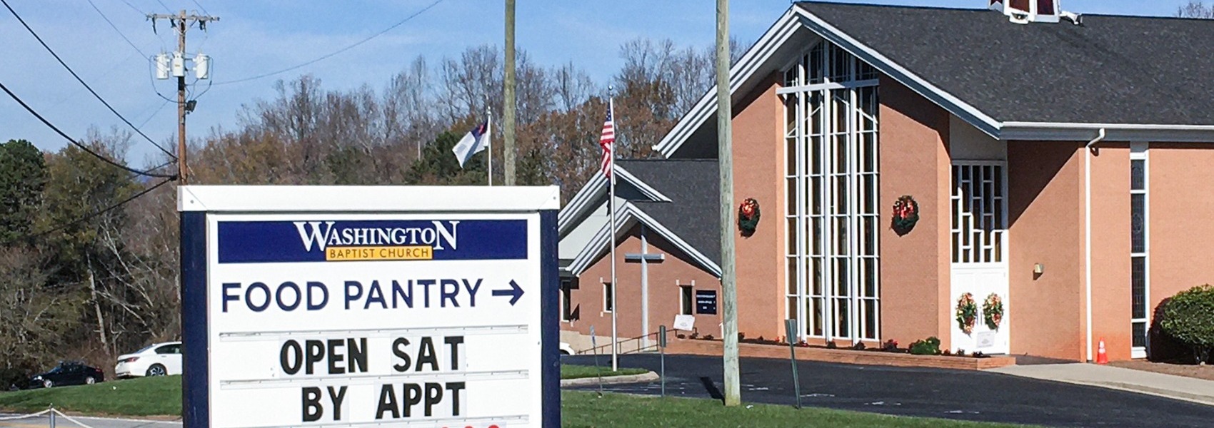 Washington Baptist Church Food Pantry